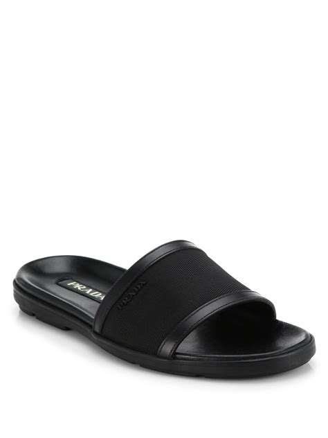 prada alides|Prada slides for men.